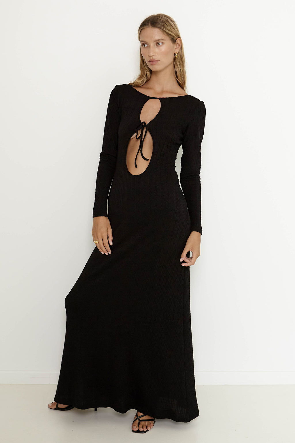 SNDYS Tallulah Maxi Dress Black by Selfie Leslie Australia