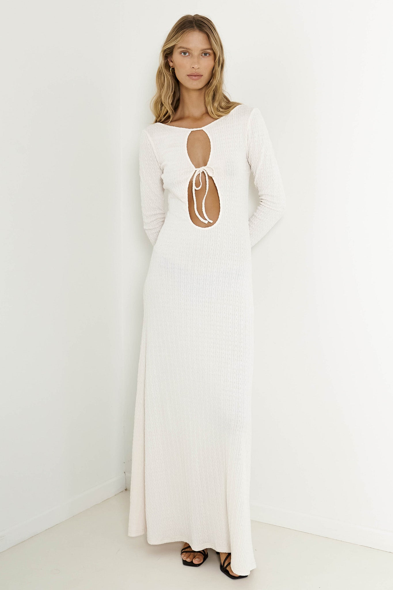 SNDYS Tallulah Maxi Dress White by Selfie Leslie Australia