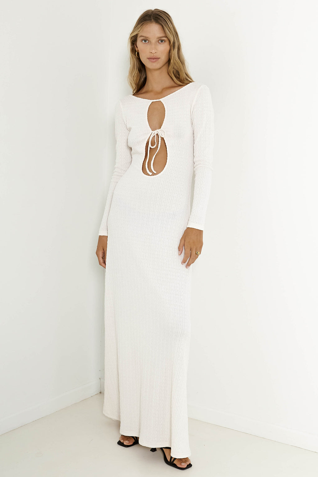 SNDYS Tallulah Maxi Dress White by Selfie Leslie Australia