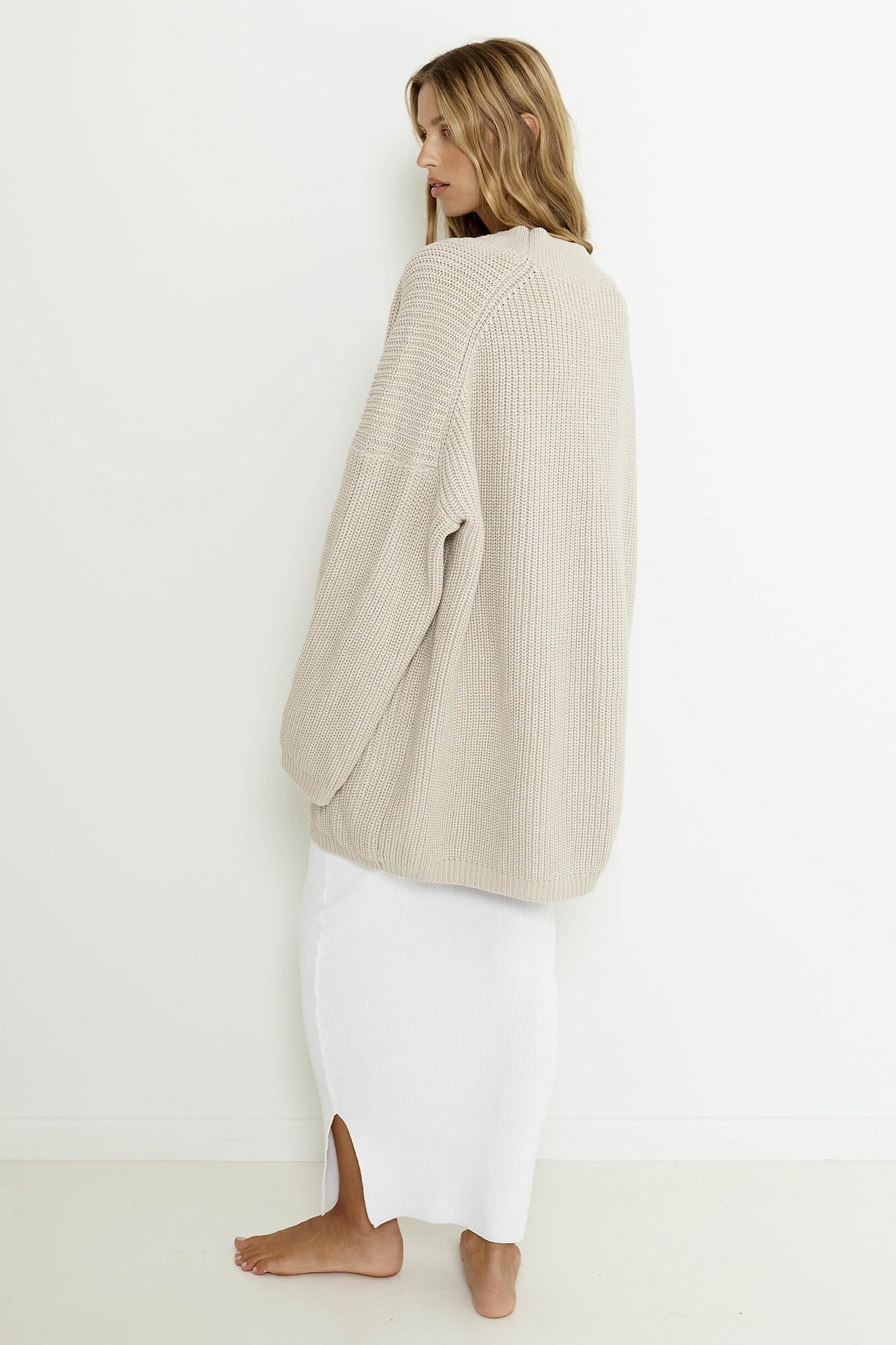 SNDYS Essie Cardigan Mushroom by Selfie Leslie Australia