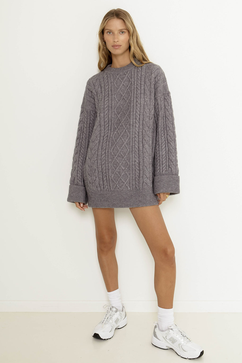 SNDYS Nellie Jumper Grey by Selfie Leslie Australia