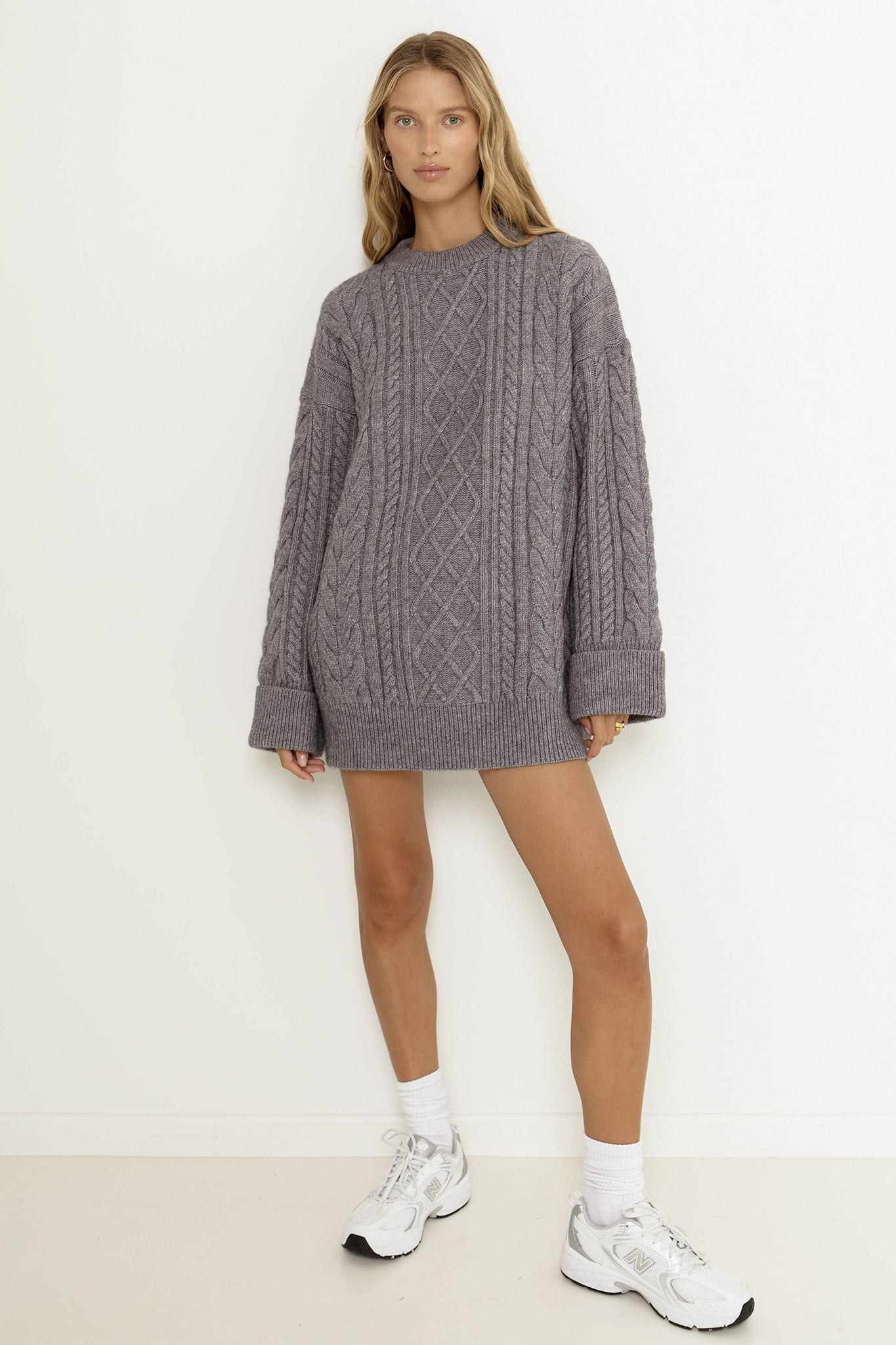 SNDYS Nellie Jumper Grey by Selfie Leslie Australia