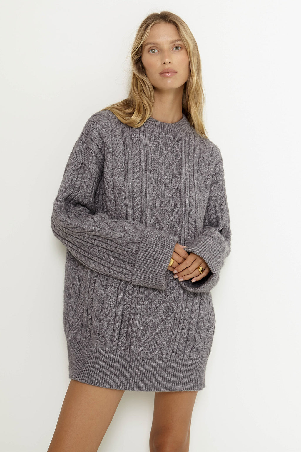 SNDYS Nellie Jumper Grey by Selfie Leslie Australia