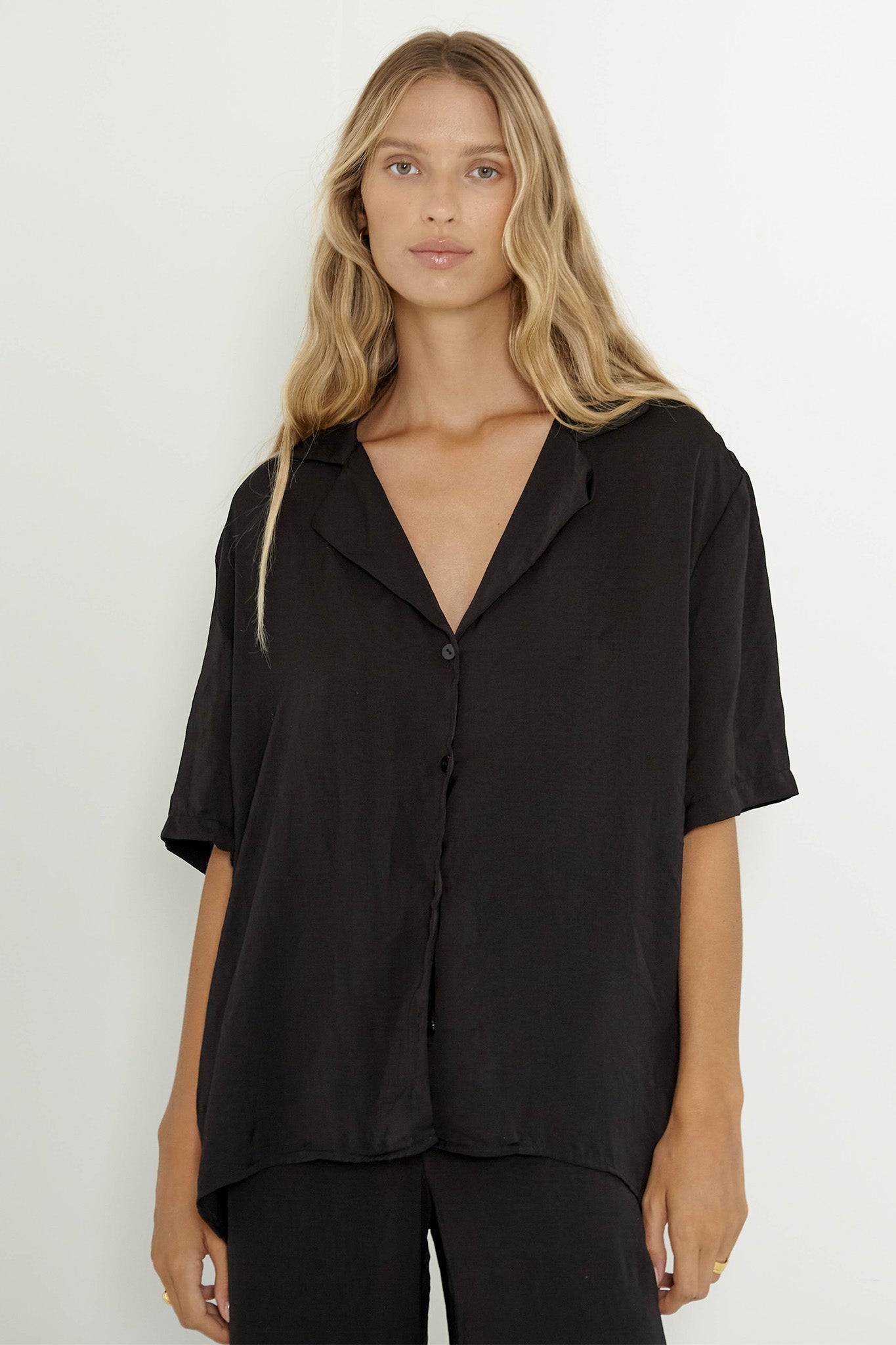 SNDYS Hallie Shirt Black by Selfie Leslie Australia