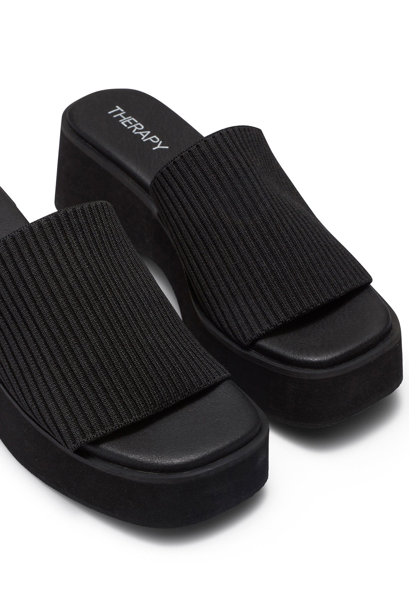 Therapy Nawty Sandal Black by Selfie Leslie Australia