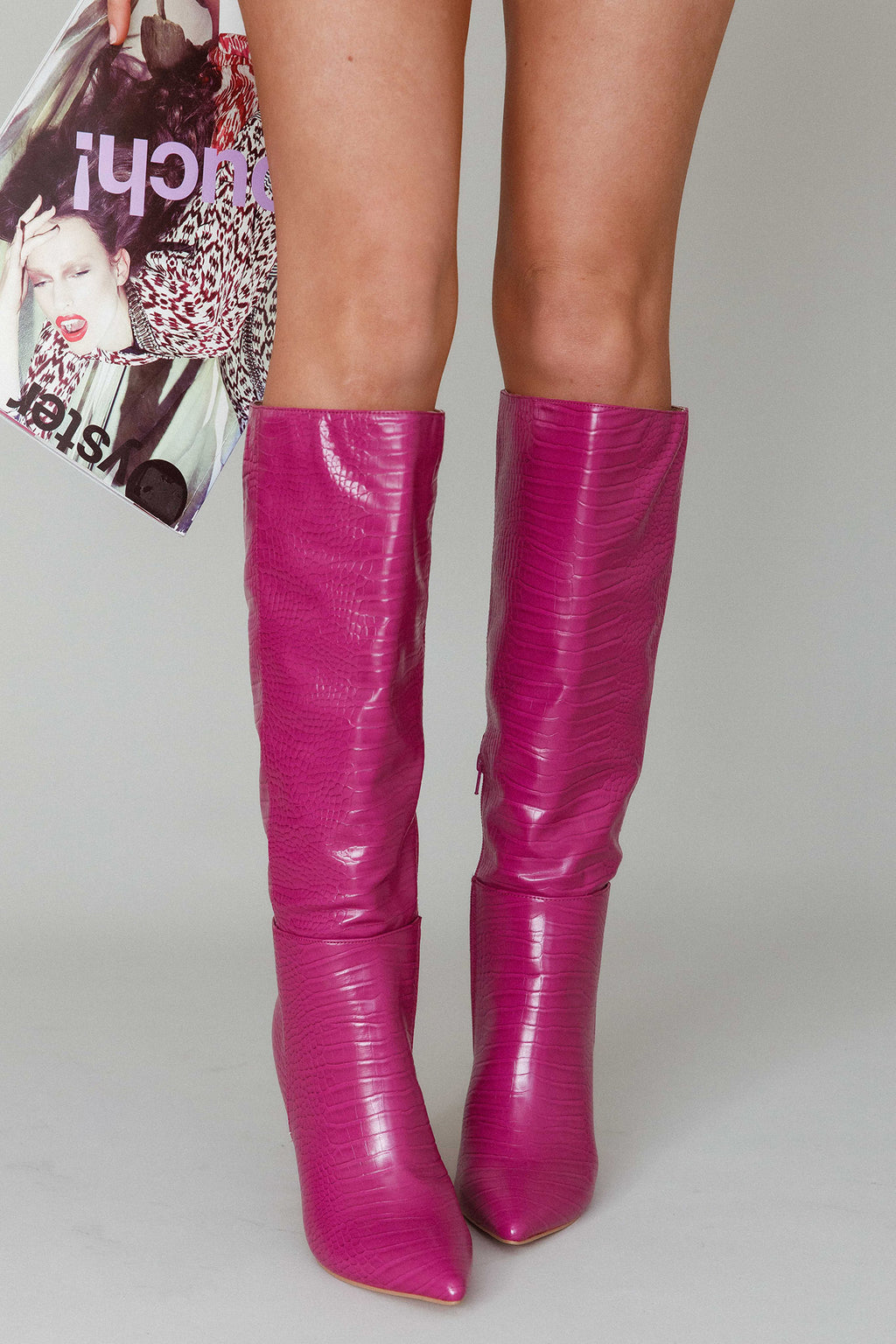 Therapy Icon Boot Grape by Selfie Leslie Australia