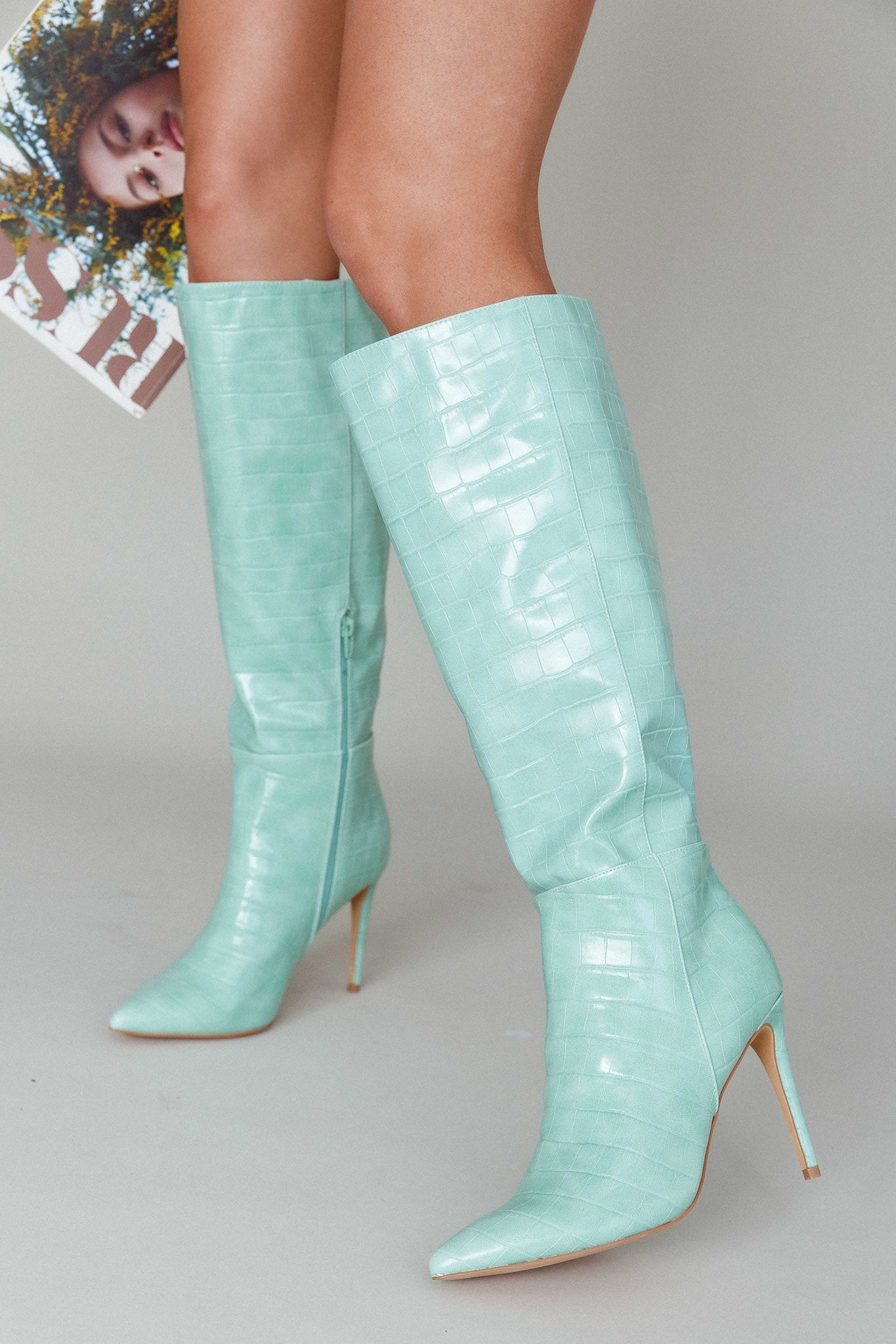 Therapy Icon Boot Seafoam by Selfie Leslie Australia