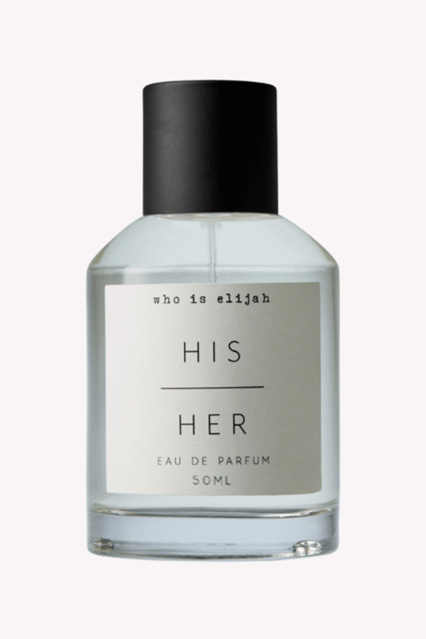 who is elijah HIS | HER Perfume 50ml Bottle EDP by Selfie Leslie