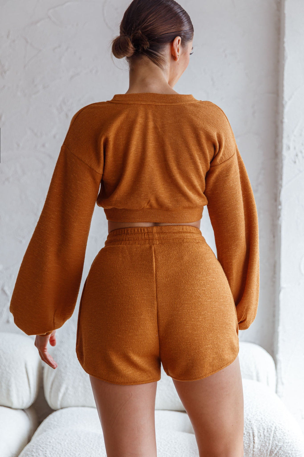 TGIF Crop Sweater Mustard by Selfie Leslie
