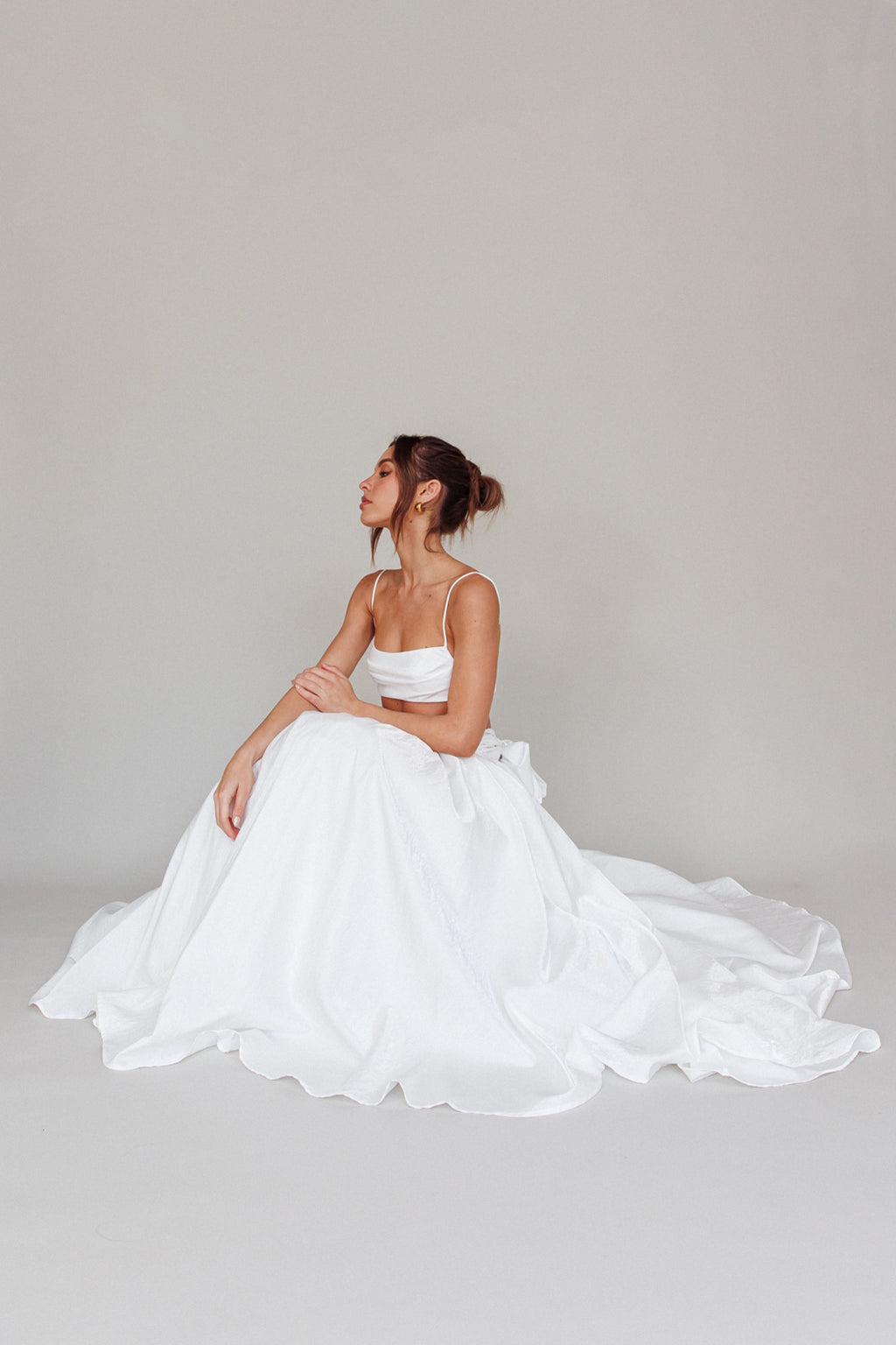 Love Songs Tied Back Maxi Skirt White by Selfie Leslie Australia