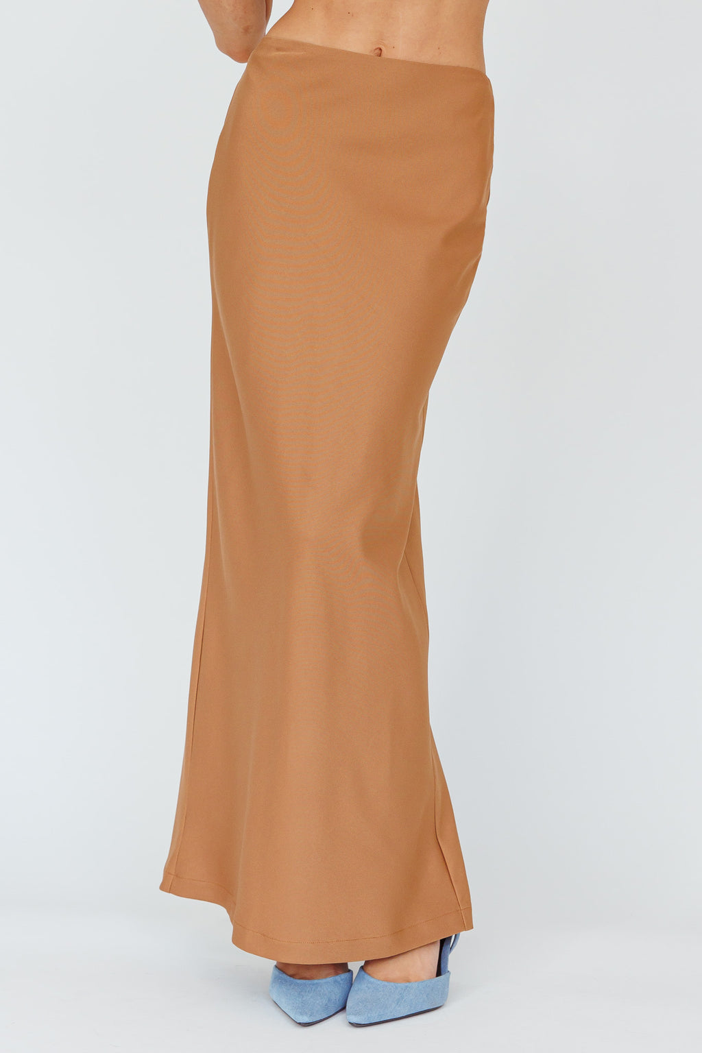 Valencia Flare Midi Skirt Mocha by Selfie Leslie Australia