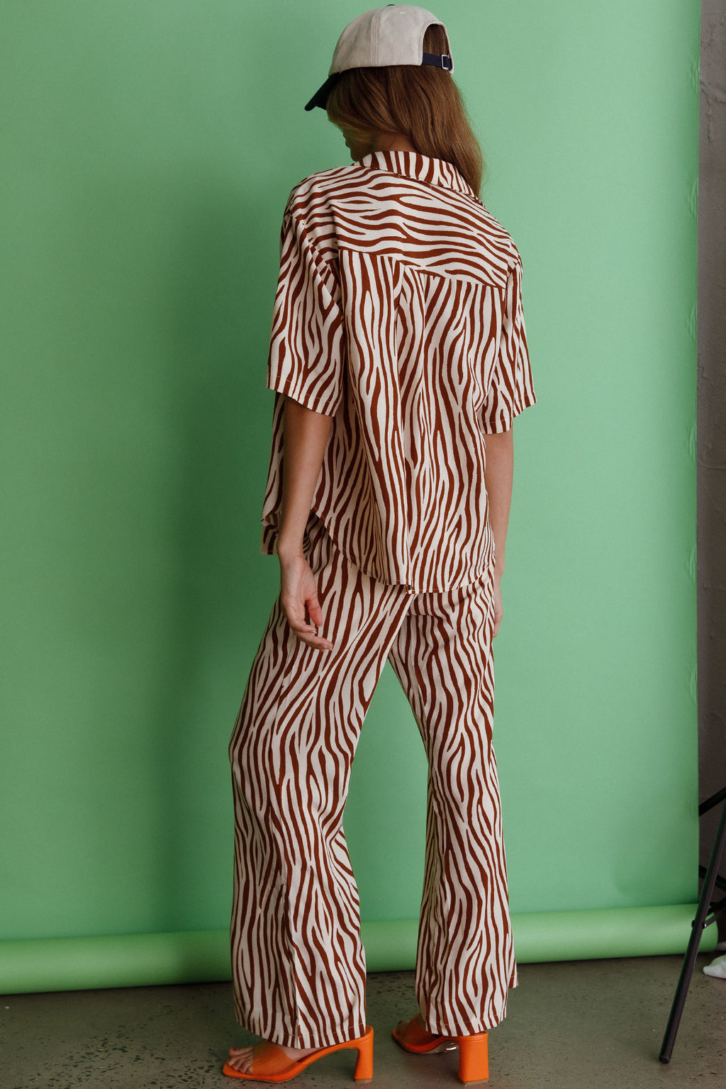 Just A Hunch Pants Zebra Brown by Selfie Leslie Australia