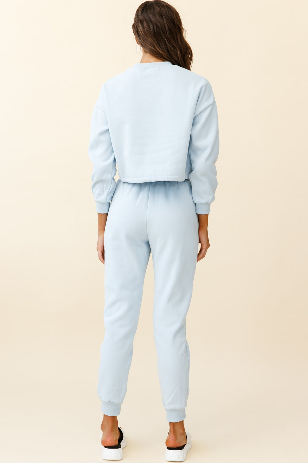 Monterey Elasticated Waist Jogger Pants Blue by Selfie Leslie