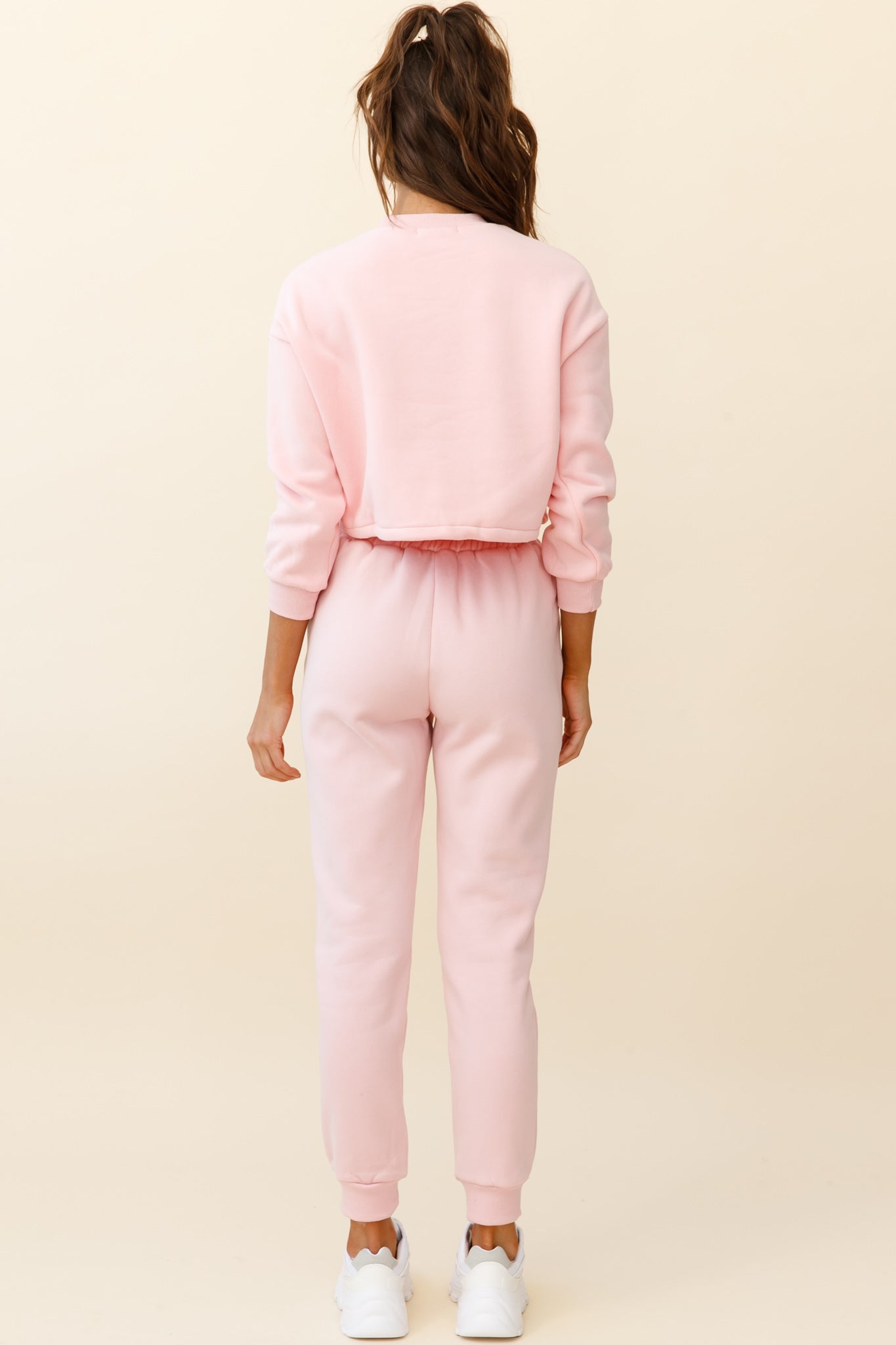 Monterey Elasticated Waist Jogger Pants Pink by Selfie Leslie