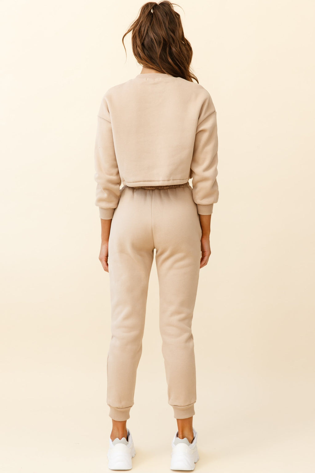 Monterey Elasticated Waist Jogger Pants Tan by Selfie Leslie