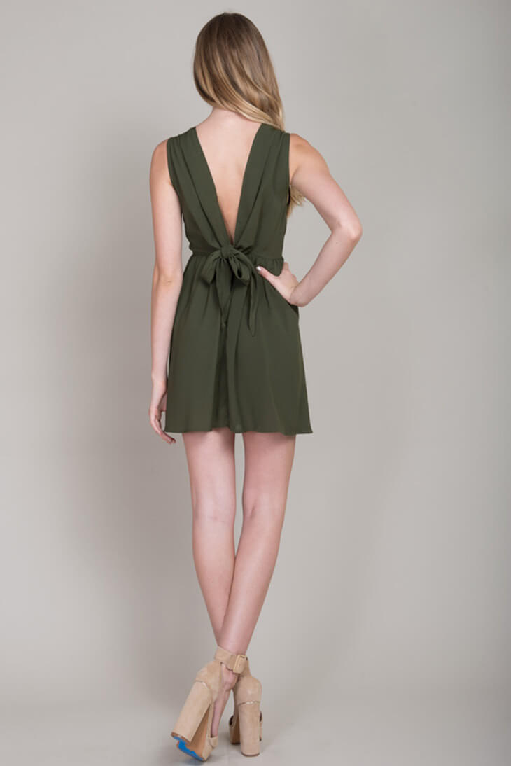 Laine Day Festival Dress Green by Selfie Leslie