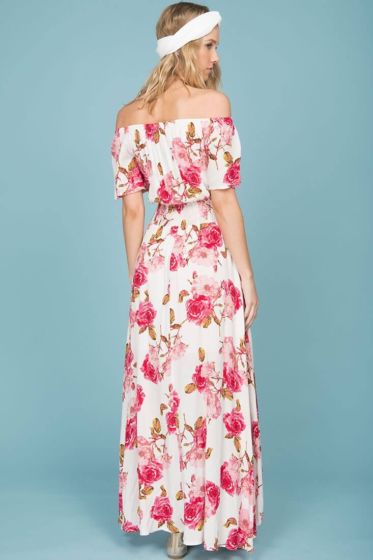 Demi Tube Top Maxi Dress White by Selfie Leslie