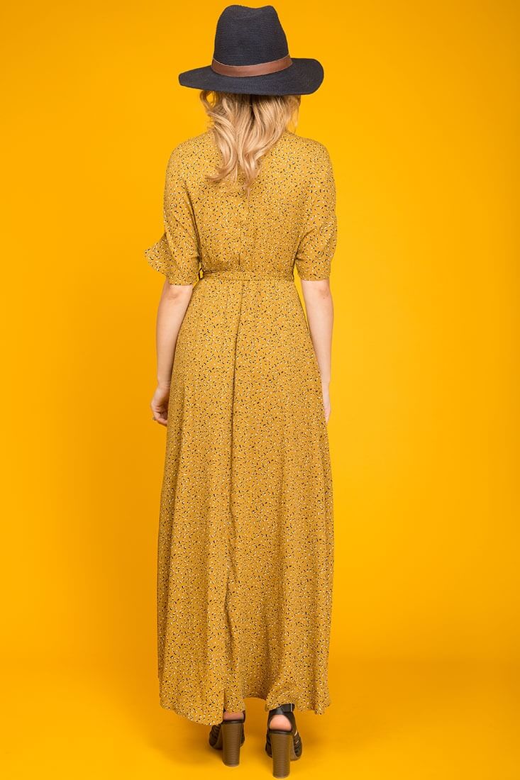 Genesis Cute Maxi Romper Mustard by Selfie Leslie